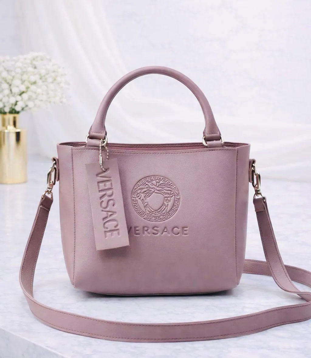 PU Leather Plain Crossbody Bag for Girls