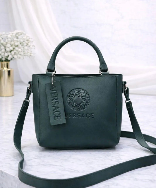 PU Leather Plain Crossbody Bag for Girls