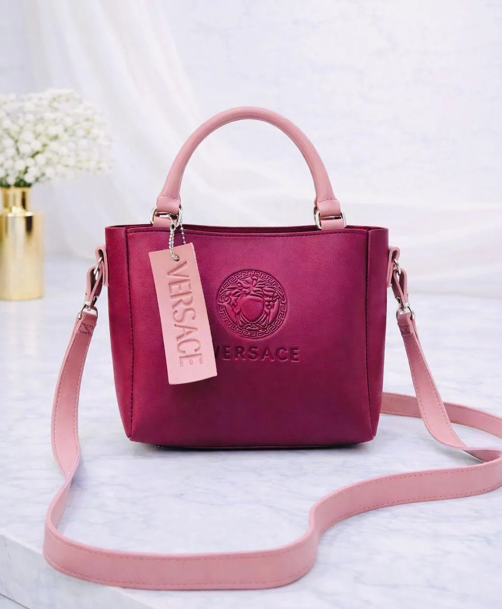 PU Leather Plain Crossbody Bag for Girls
