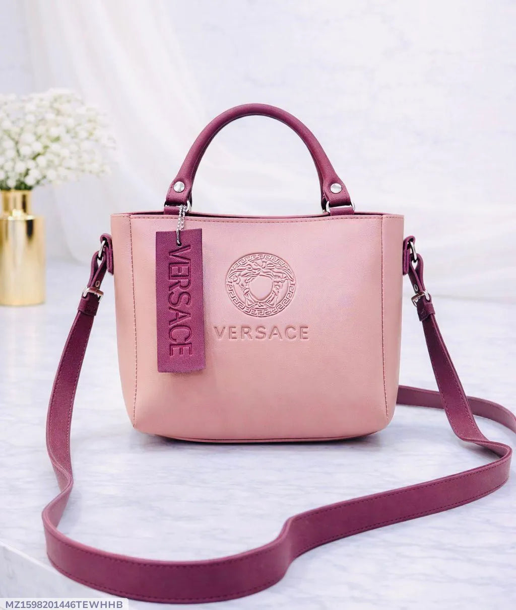 PU Leather Plain Crossbody Bag for Girls